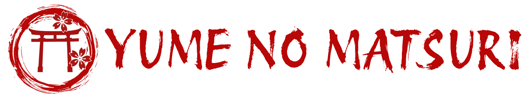 Yume no Matsuri Logo horizontal einfarbig